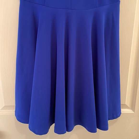 ⭐️SOLD - NWOT Lulus Royal Blue Darling Delight Skater Fit N Flare Dress. - Picture 4 of 14